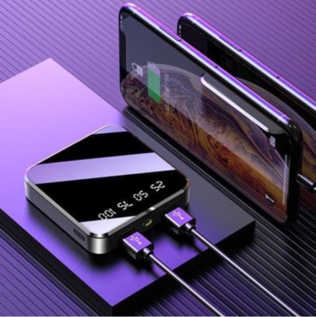 SẠC DỰ PHÒNG VUÔNG CÓ ĐÈN LED MẪU MỚI 2019 | BigBuy360 - bigbuy360.vn