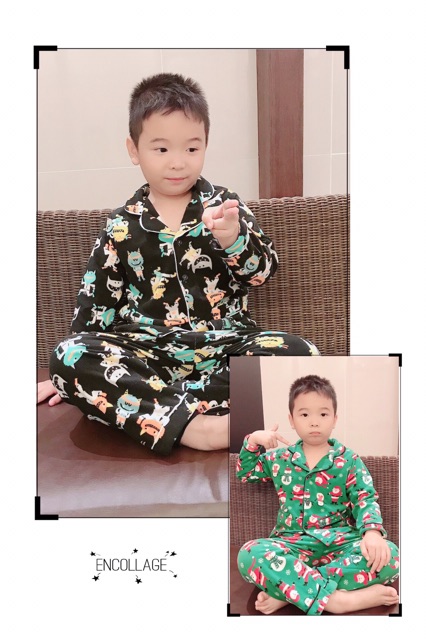 Bộ pijama chất nỉ cực đẹp, ấm và mềm mại cho bé trai, bé gái - BPNBD