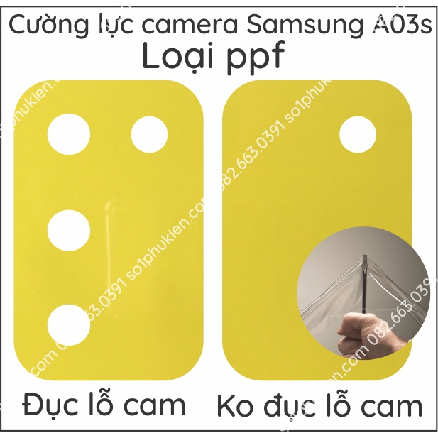 Cường lực camera Samsung A03s nano siêu bảo vệ