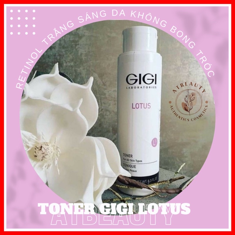 toner gigi lotus / nước hoa hồng gigi lotus cấp ẩm sâu, phục hồi da