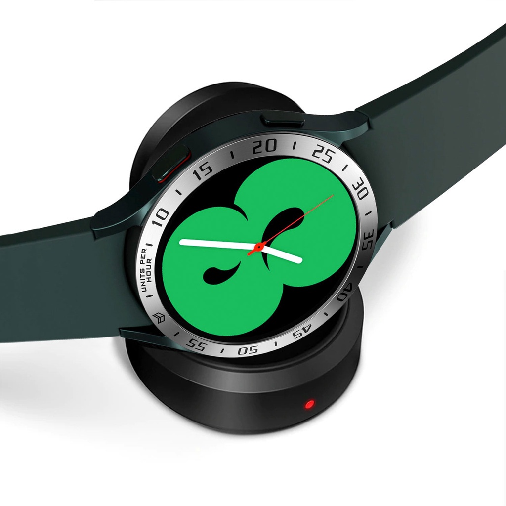 Khung kim loại bảo vệ màn hình đồng hồ thông minh thời trang cho Samsung Galaxy Watch 4 44mm 40mm