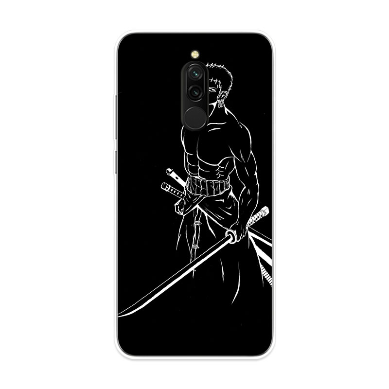 Ốp Lưng Xiaomi Redmi 8 8A Note 8 Pro TPU mềm Case One Piece Black