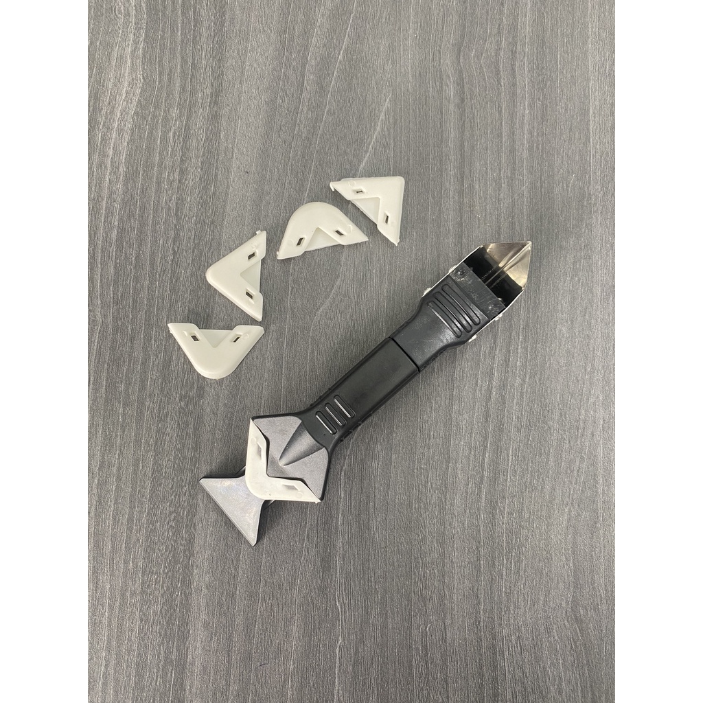 Dụng cụ cạo keo silicon đầu kim loại kèm loại tặng kèm 5 đầu