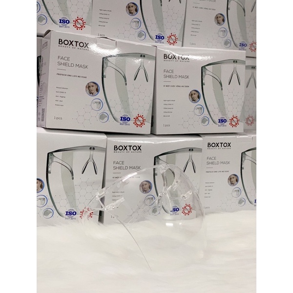 KÍNH BOXTOX (FACESHIELD) CHỐNG GIỌT BẮN CAO CẤP HÀNG CHÍNH HÃNG KHÔNG ẢNH HƯỞNG THỊ LỰC