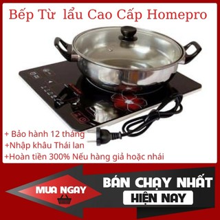 Bếp Từ Đơn Home Pro Thái Lan HPIC2, Nhập Khẩu Nguyên Chiếc Thái Lan Tiết Kiệm Điện Tặng Kèm Nồi Lẩu Bảo Hành 12 Tháng