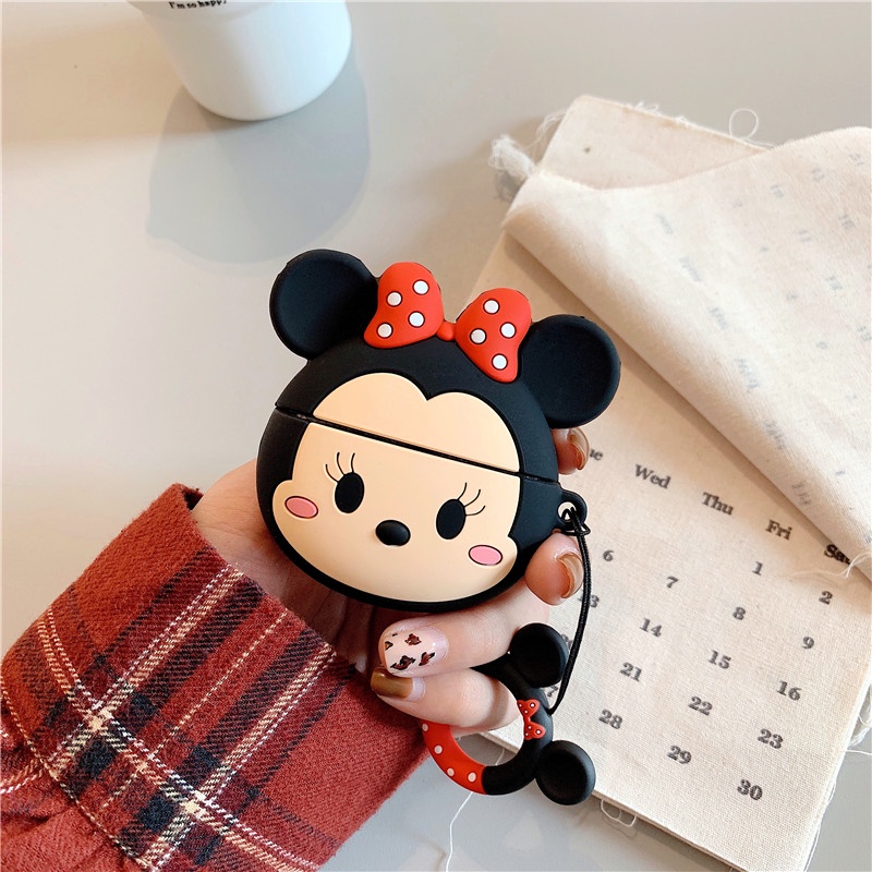 Vỏ TPU Bảo Vệ Hộp Sạc Tai Nghe Hình Mickey Minnie Mới 2021 Cho compatible AirPods3 compatible AirPods3 compatible AirPods3gen compatible AirPods2 Gen