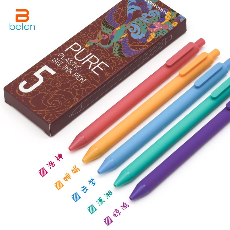 Bút Kaco PURE 5 màu ngòi 0.5mm