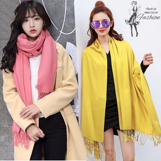 Khăn Sky Cashmere Trơn Cực Đẹp
