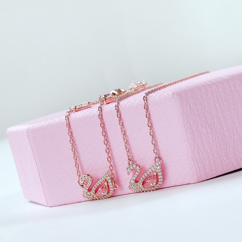 Vòng Cổ Thiên Nga  Swarovski Dazzling Mẫu Box Mới