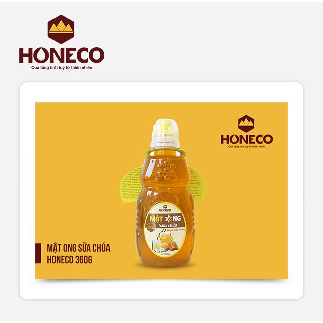 Toàn Quốc [Evoucher] Miễn phí giao hàng Mật Ong Honeco - Sản phẩm Mật ong sữa chúa Honeco 360g