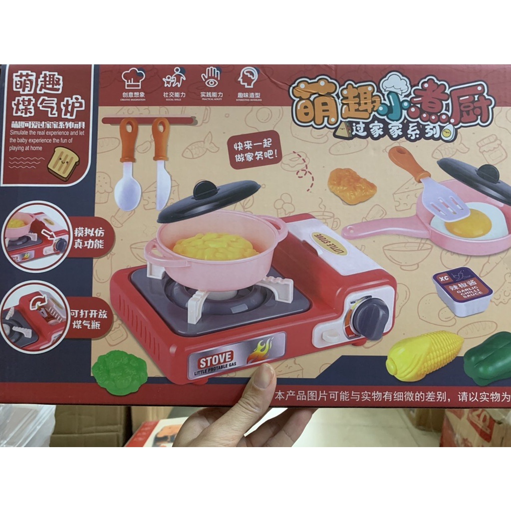 Bộ đồ chơi nấu ăn nhà bếp cho bé gái nhiều chi tiết, nhựa nguyên sinh an toàn