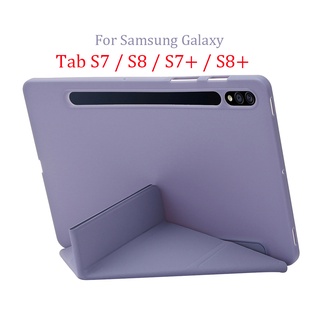 Ốp lưng tpu mềm phối da pu cho samsung galaxy tab s7 s7+ s7fe s8 s8+