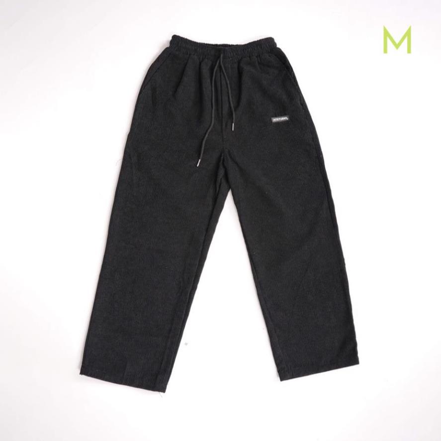 Quần ống rộng nhung tăm N7 basic pants suông nam nữ local brand T5