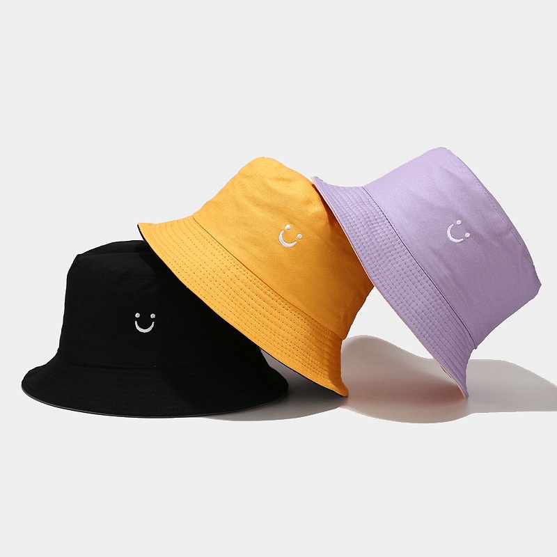 Nón Bucket Hai Mặt Chống Nắng Thời Trang Xu Hướng Cho Cặp Đôi