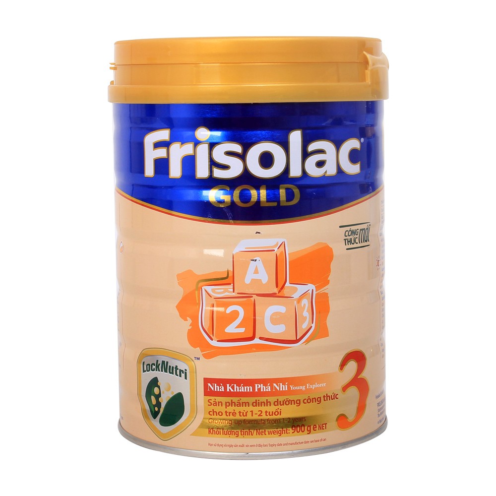 Sữa Frisolac Gold số 1 - 2 - 3 lon 900g 0-6 tháng hsd 2022 - Friso Việt