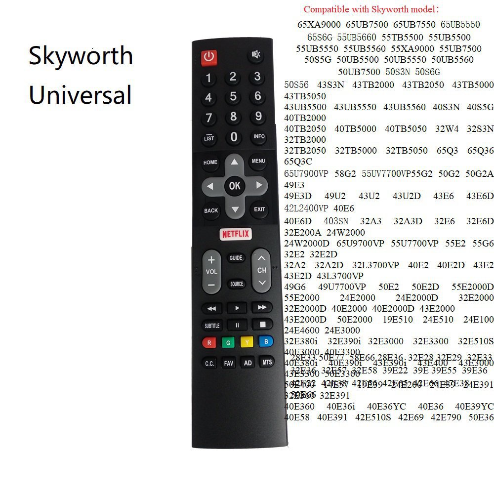 Remote Điều Khiển Thông Minh Skyworth TV Tương Thích Với Tất Cả TV Thông Minh Skyworth