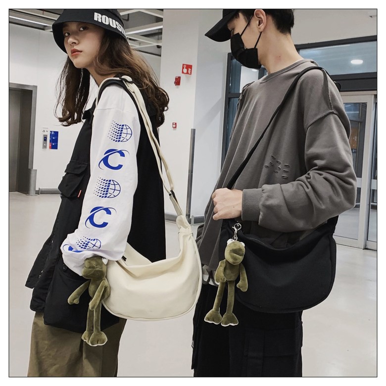 Túi Đeo Chéo canvas thời trang hàn quốc, dành cho học sinh đi học , đi chơi | BigBuy360 - bigbuy360.vn