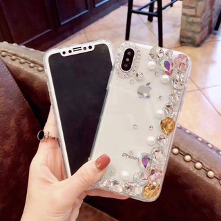 [IB DÒNG ĐT]Ốp lưng handmade đính đá MÀU