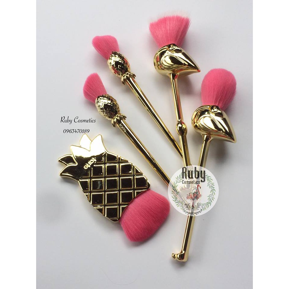 Bộ Cọ Tarte Let’s Flamingle Brush Set Limited Edition (5 món)
