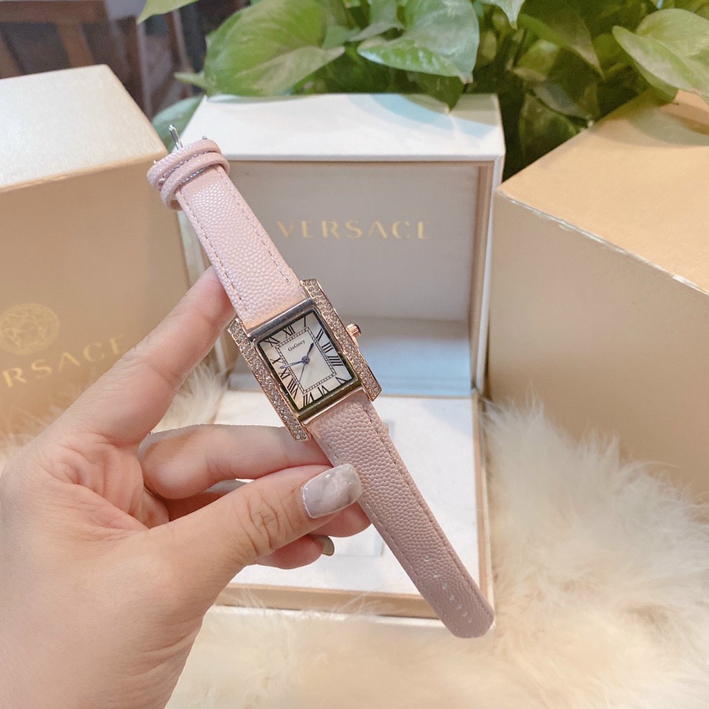 Đồng Hồ Nữ thời trang , mặt vuông , dây da cao cấp ,bảo hành 12 tháng