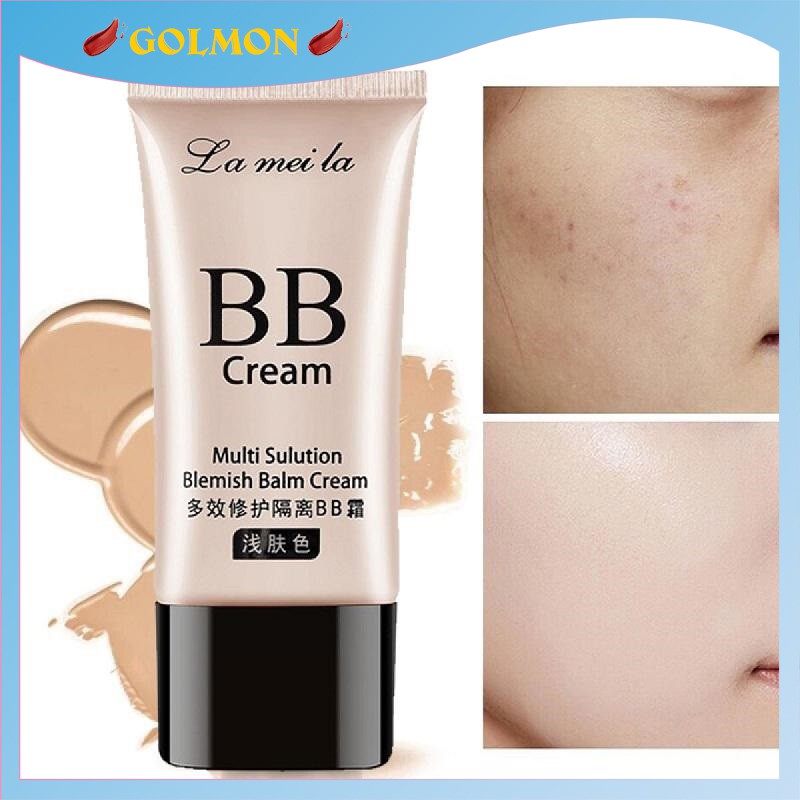 Kem nền Lameila trang điểm kem che khuyết điểm dưỡng ẩm BB Cream Moisturing Lameila tự nhiên Golmon