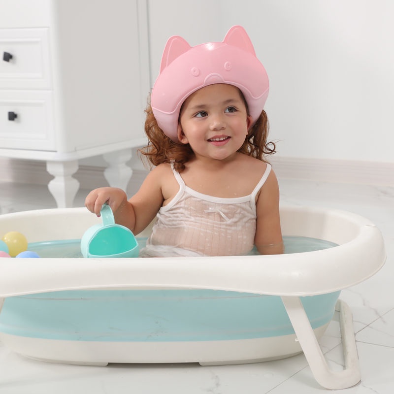 Mũ Gội Đầu Bằng Silicone Chống Thấm Nước Dành Cho Trẻ Em