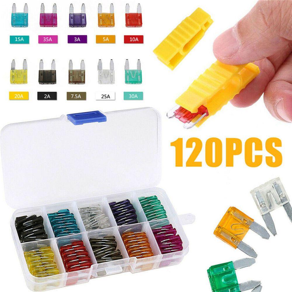 Set 120 Cầu Chì Siêu Bền Cho Xe Hơi / Xe Tải