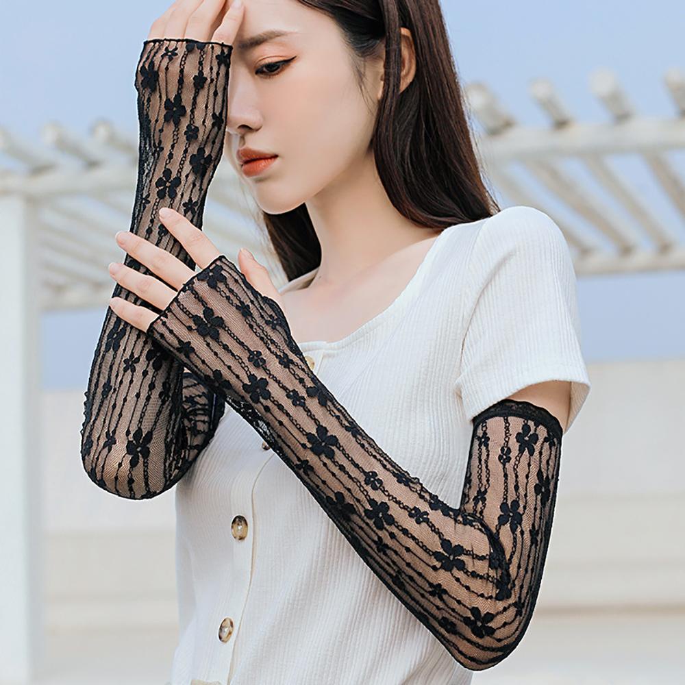 Ống Tay Áo Làm Mát In Hoa Thời Trang Chạy Bộ / Đạp Xe / Chạy Bộ /