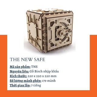 [SIÊU GIẢM GIÁ] Mô Hình Chi Tiết Két Sắt - The New Safe - Quà Tặng Độc Đáo, Trang Trí Thẩm Mỹ, Cất Giữ Bào Mật