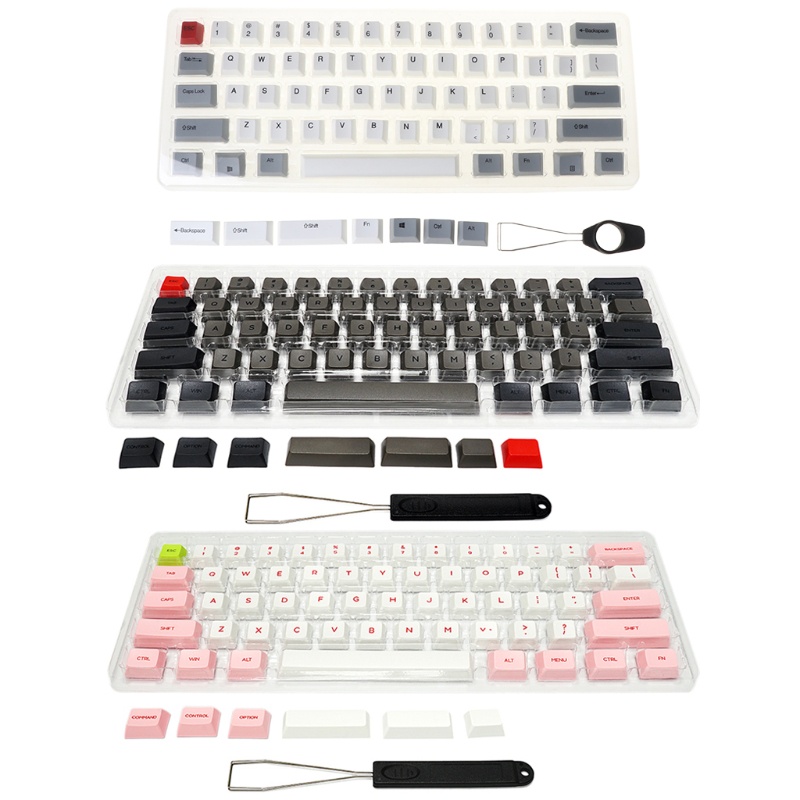 Bàn Phím Cơ 61 Phím Nhiều Màu Sắc Cho GK61 SK61