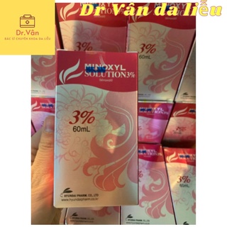 Xịt kích thích mọc tóc minoxyl Solution 3% (lọ dạng xịt 60ml) - Dr Vân da liễu