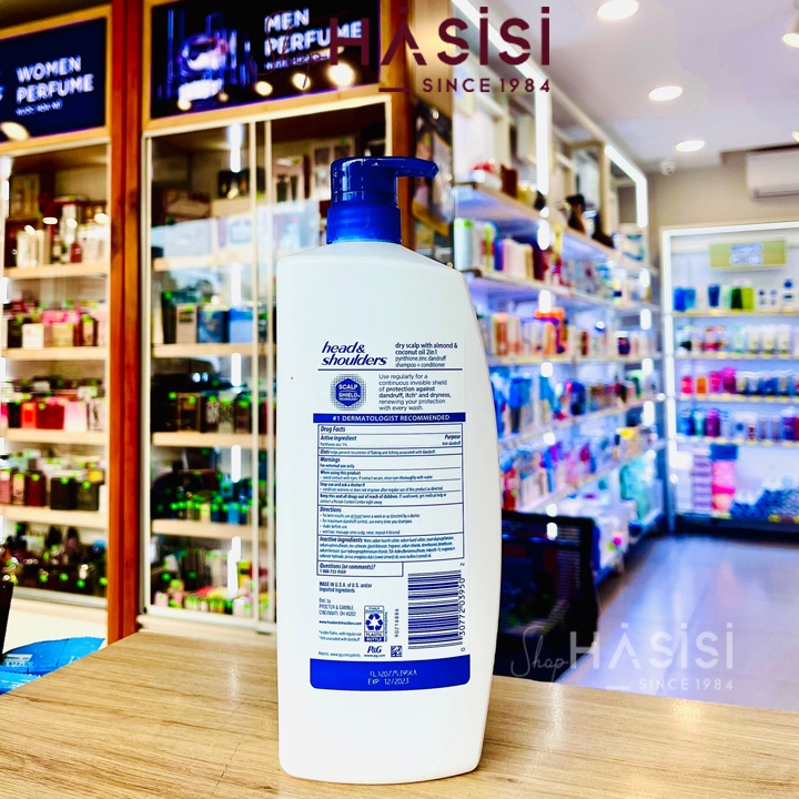 Gội Xả - Dầu Dừa &amp; Hạnh Nhân H&amp;S - Dry Scalp With Almond &amp; Coconut Oil 2in1 1.15L