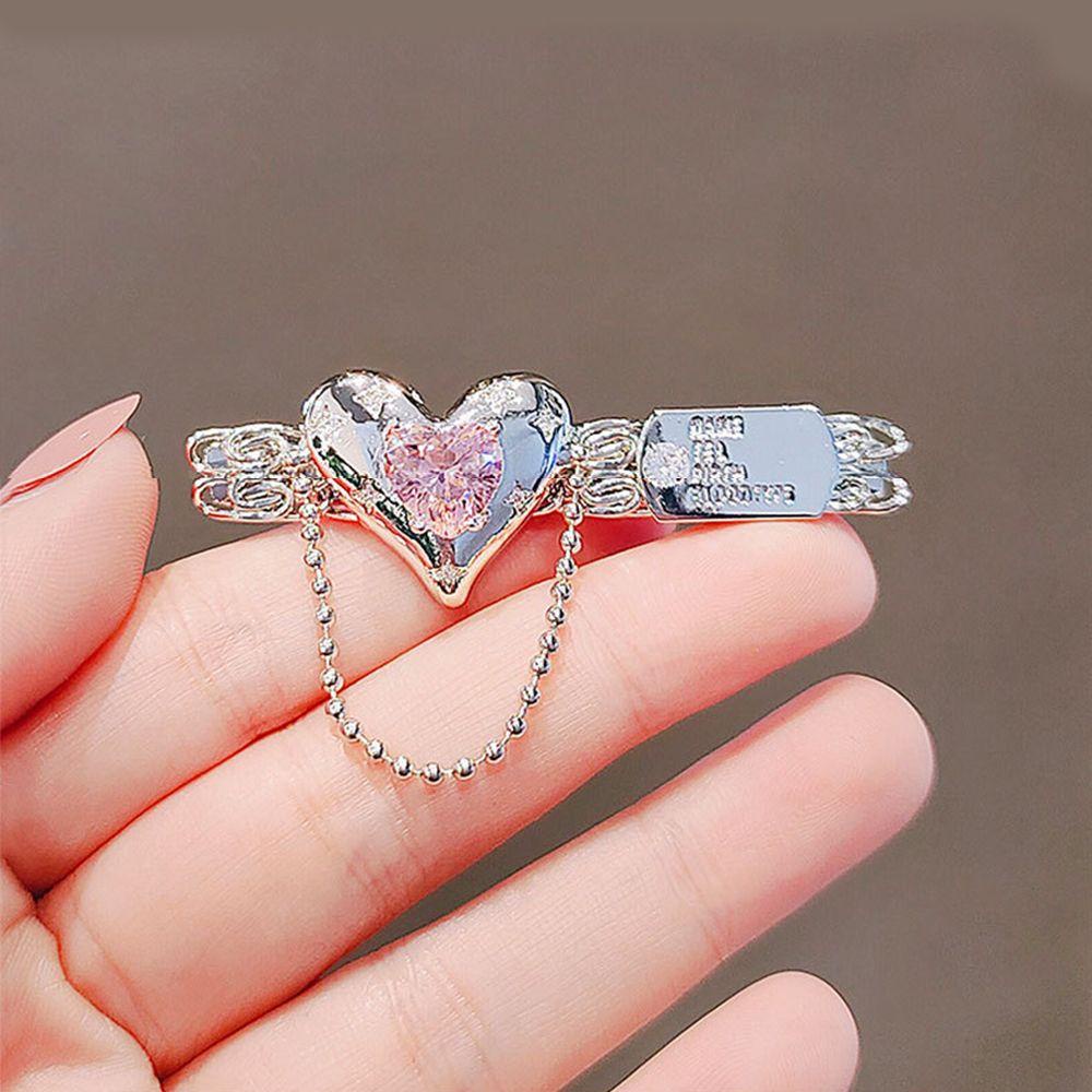 Kẹp Tóc Dạng Chuỗi Xích Bằng Kim Loại Đơn Giản