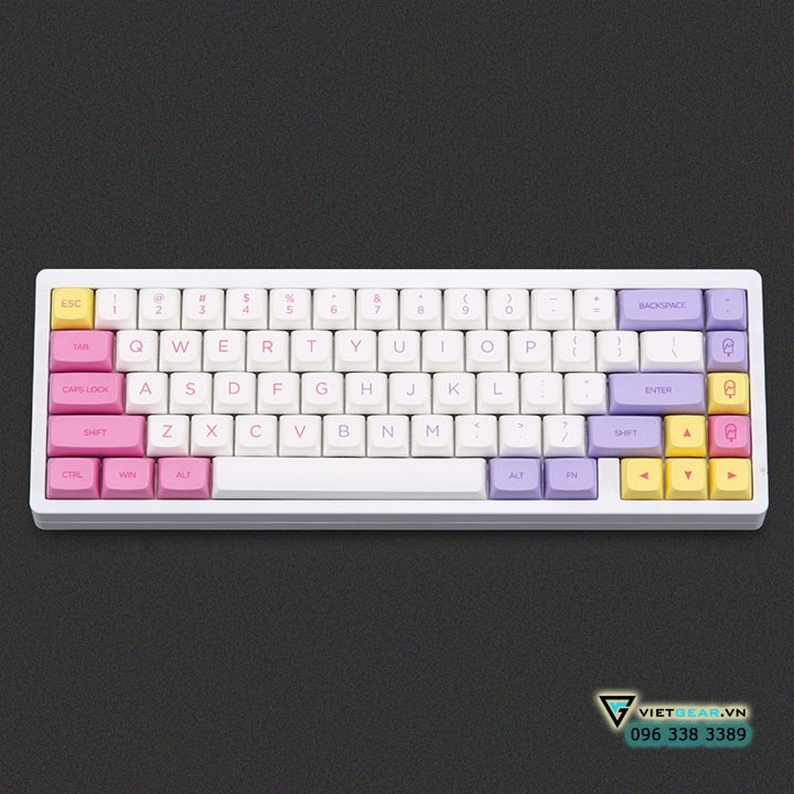 Bộ nút bàn phím XDA Ice Cream Real NP Thick PBT dyesub 151 nút