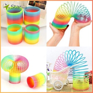 Đồ chơi lò xo ma thuật 3 trong 1 màu sắc cầu vồng dành cho trẻ em
