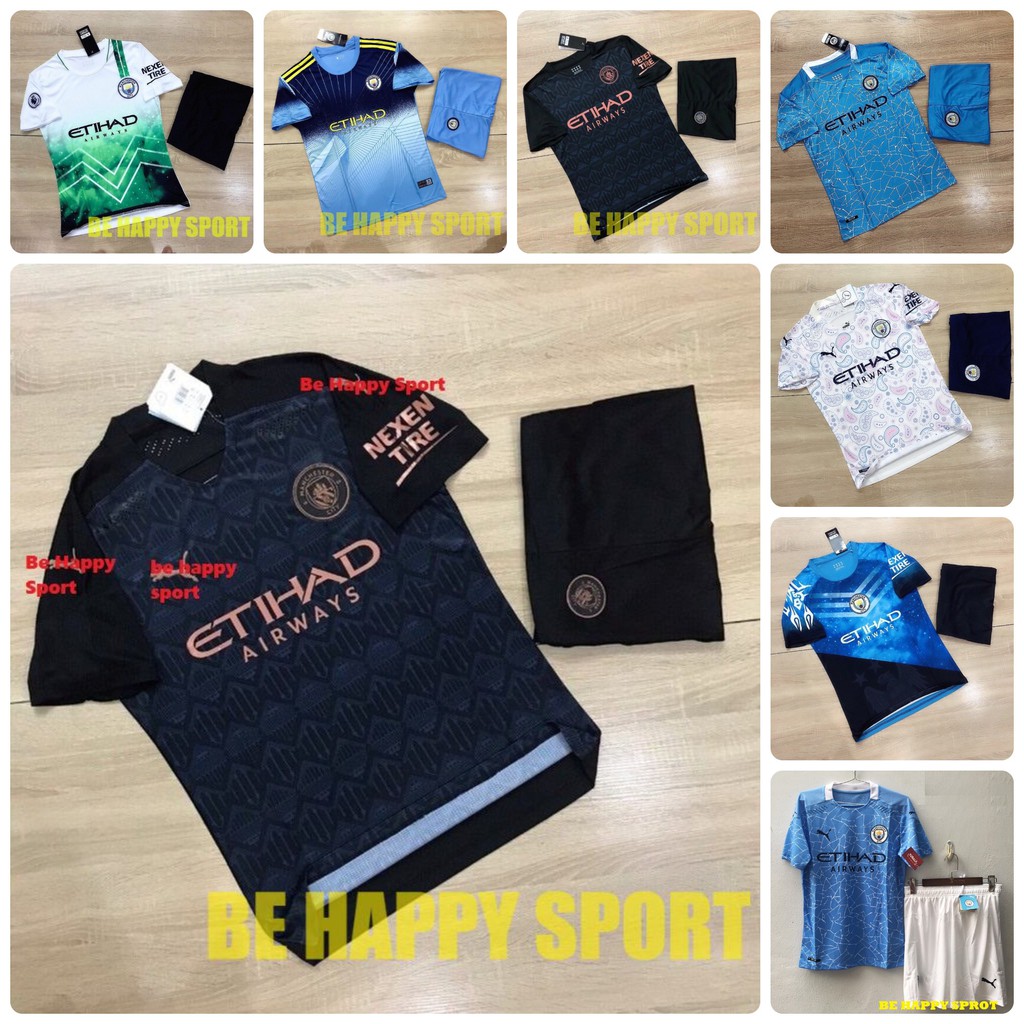 Quần Áo Bóng Đá Mancity Nhiều Mẫu Lựa Chọn - Bộ Thể Thao Nam Đẹp PP bởi Tik Shop 68