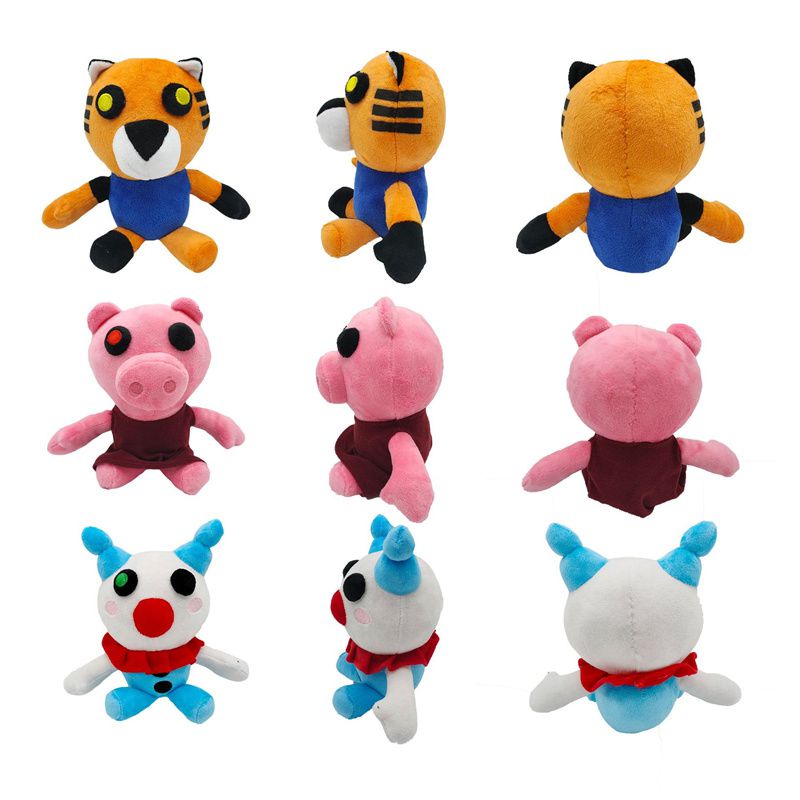 Đồ chơi nhồi bông Hình Roblox Pig Tiger Clown Làm Quà Tặng Cho Bé