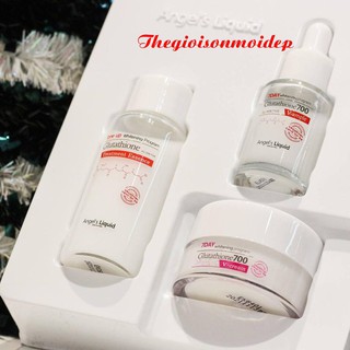 Bộ Dưỡng Da Angel's Liquid 7DAY Whitening Program Glutathione Special Kit 3 trong 1