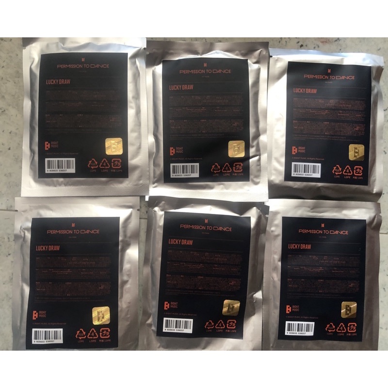 Official lucky draw BTS PTD chính hãng nguyên seal