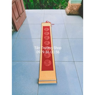 Giấy biểu lụa viết thư pháp #100k/cặp câu đối kt 23*130