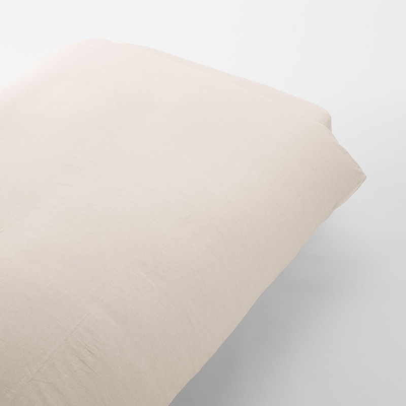 Muji Vỏ Chăn Linen Lyocell Dệt Trơn