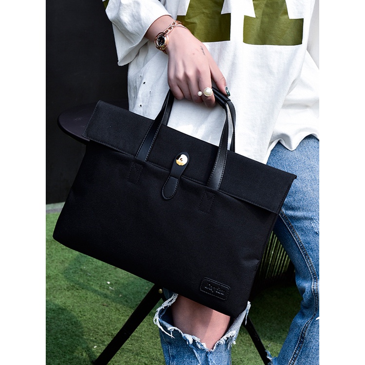 Túi Xách Đựng Laptop Cỡ Lớn 14 Inch Thời Trang Công Sở Cho Nam Và Nữ | BigBuy360 - bigbuy360.vn