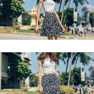 Croptop vạt chéo sát nách by SGGz