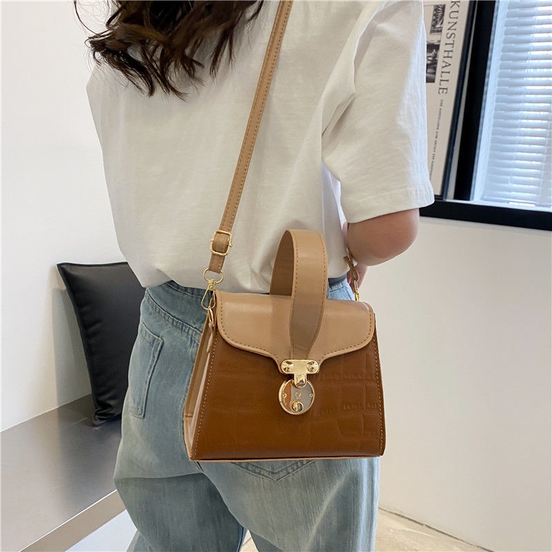 Túi Đeo Vai Hình Vuông Cỡ Nhỏ Phong Cách Phương Tây Retro Thời Trang Mới Cho Nữ