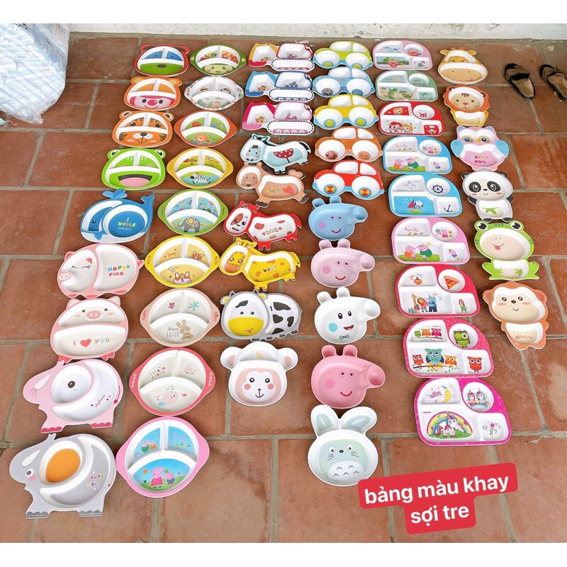 BÁT ĂN DẶM LÚA MÁCH, KHAY ĂN DẶM LÚA MẠCH CHO BÉ TẬP ĂN