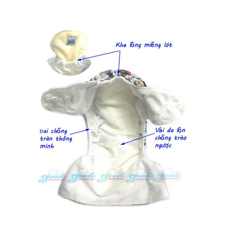 Vỏ bỉm goodmama siêu chống tràn size M,L
