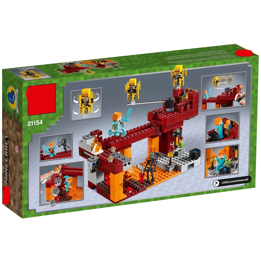 Ofs ba / tương thích với / minecraft / the blaze bridge / 21154/11362 / building block / toy eq1