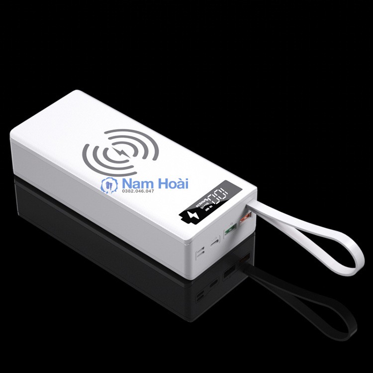 Box sạc dự phòng 16 cell sạc nhanh PD3.0, QC3.0, Sạc không dây 10W bản cao cấp chống ngược cực Mẫu mới 2021