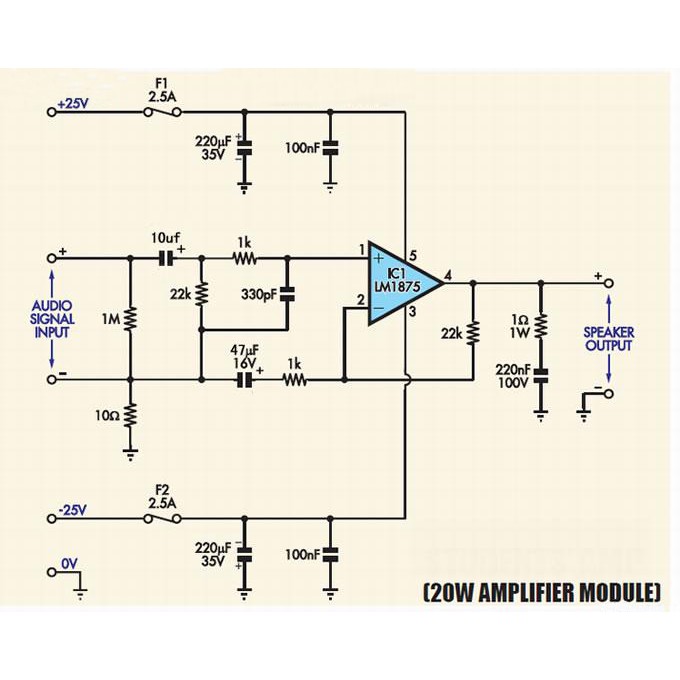 LM1875T mono bùng nổ cấp công suất 30W bảng mạch khuếch đại loa bộ khuếch đại công suất PCB Sản xuất bộ kit tự làm LM1875