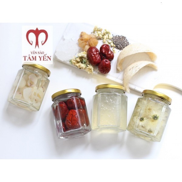 Hũ thủy tinh đựng nước yến sào NẮP THIẾC cực dầy cực bền cực an toàn